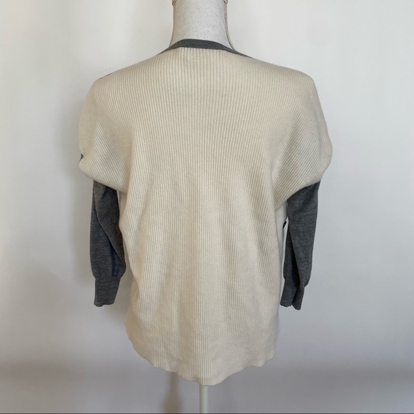 Marni Jersey Knit Two Tones Buttoned Sweater Top A15 - Picture 5 of 6